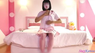 SisK Feminization Teaching with Hottie Pinky Seifuku EP1: Getting Clad