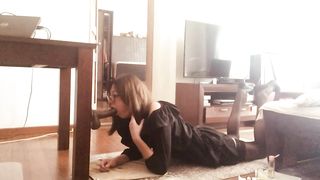 Snowbunny mega-slut attempts bootie to hatch and luvs it