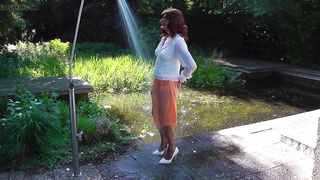 Posed for the Camera Guy - afterward he torn up my raw booty