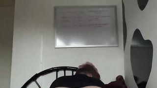 Trans dude alexander rails faux-cock