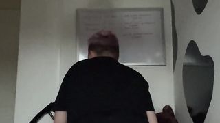 Trans dude alexander rails faux-cock