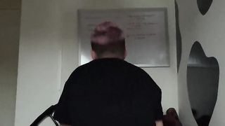 Trans dude alexander rails faux-cock