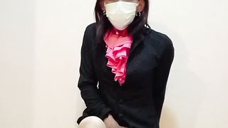 If the receptionist is kinky and has a faux-cock in her donk