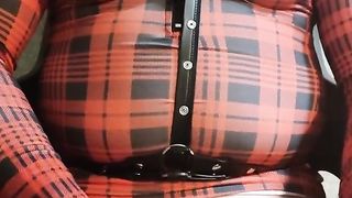 Cheating AlexSandra tongues his own jizm