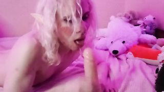 Elf trans-woman instructed her abilities!