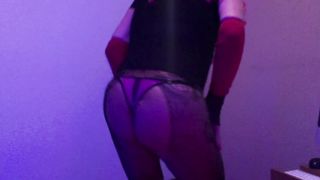 Mexican Cross on cam Crossdresser taunting highly voluptuous