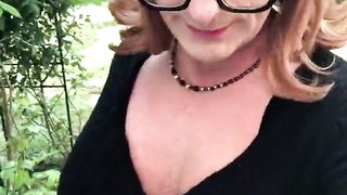 Huge-Titted sissy Andreina in virginity ambles in extraordinary stilettos