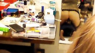 CuteTG Betty rails her faux-cock for you!