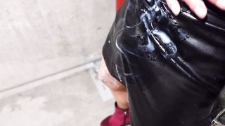 Fresh task -pee an filth my nylons with face mask (two)