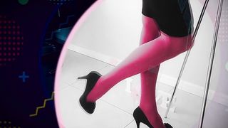 Charm of Rosy Stockings & Red-Hot Golden Douche