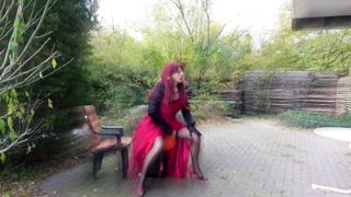 Outdoor Fuck Stick Rail & Jizz Flow