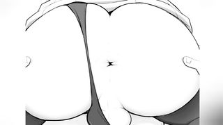 My she-creature buddy wants to deep-throat my wood and I gargle his bum - comic