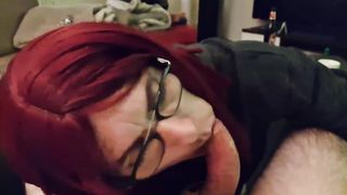 Davine is unhappy for not getting jizm to guzzle after a long frotting and oral pleasure sesh