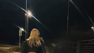 Blondie Sunny showing close to the road