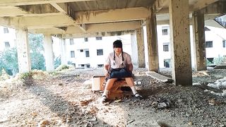 FN034 I'm back in my high college uniform