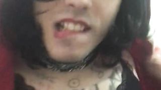 Alice stefanie punky crimson bondage mask