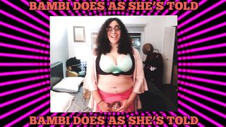 Bambi Strut Lock Ladyboy Teaching BROADS ONLY