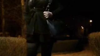 Crossdress public walk