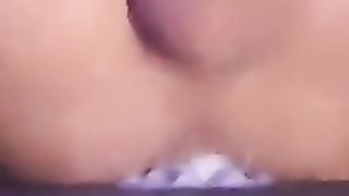 Sky railing spurting fuck stick close up