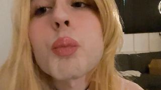 Slurping some gummybears (Vore POINT OF VIEW) (Crossdresser)