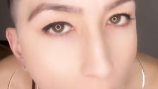 Jummy Chinese femboy in high high-heeled slippers wanks, rails faux-cock and blows a load