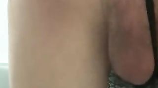 Black silk tights onanism