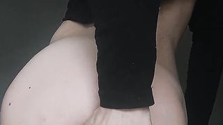 Sissy Naya gargles man sausage and screws her vagina