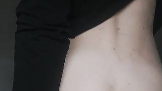 Sissy Naya gargles man sausage and screws her vagina