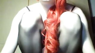 Redhead Beauty Jacking Off On Webcam 2