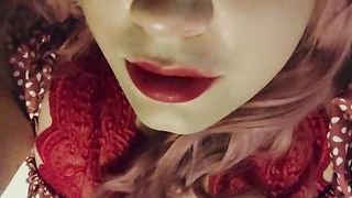 My face is total of jizm you think it suits me well crossdresser Juvia Jolie