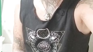 Chloe The starlet, trans bombshell, masterbates, sits on big faux-cock and explodes nymph jizm at the end