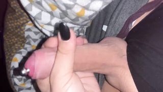 A slow on off brink fem dude crossdresser masturbate ejaculation denial
