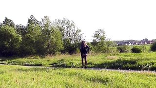 Biking Delight - public posed and smacked