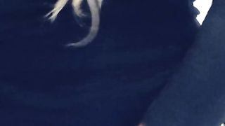 Multitasking fapping my fake penis and myself