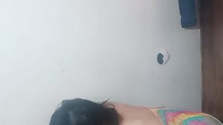 Un chico me dejo meter toda su rica herramienta en mi boca