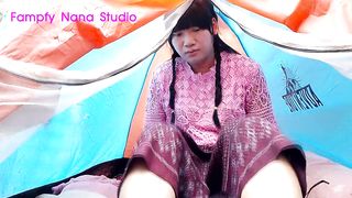 FN040 I'm practising the choreography before the real thing