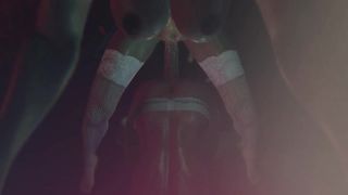 Thin hotty wanks and then pounds a trans buddy