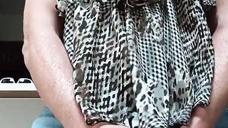 Milf She-Male Baiting Neighbor