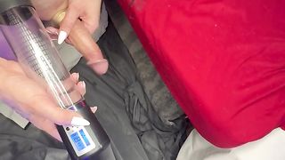 T-Model using a Man-Meat Pump on her Will-Less Sissy Shaft