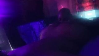 Slimy When Wett getting humped by a BIG BLACK COCK