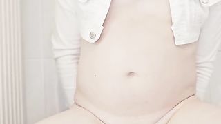 Spreading my skimpy fuck-hole part 1