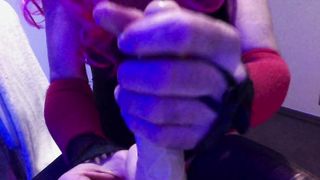 Mexican Cross Monstrous Butt Doing a Web Cam Fellate Teaching!