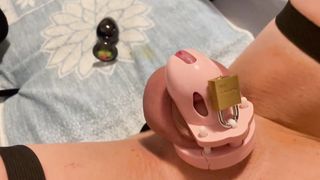 Jaw-Dropping crossdresser instructing her arse