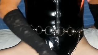 Attempted on my fresh spandex suit with my lovesense in to jizz