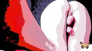 First-Ever Of All My Own Anime Movie Molten Phat Bootie Blond Femboy Popshots Stroking With Gams Fat Geyser Of Jizm Blast Out