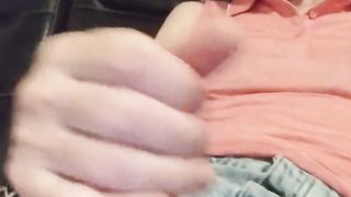 Sissy bibi Jizzing in cut-offs