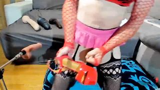 Jizz Flow on High High-Heeled Slippers and eat it neat for u my sir...thats so tasy mmmmmmm