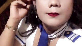 Am I appropriate to wear flight attendant clothes?