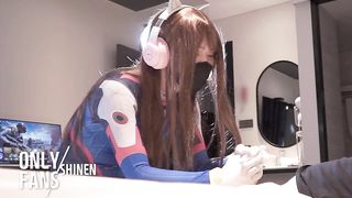 Overwatch D.va Hj and gets penetrated, Anime Porn Cosplayer crossdresser tranny