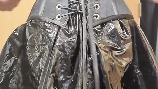 sissy harness lacing and lock